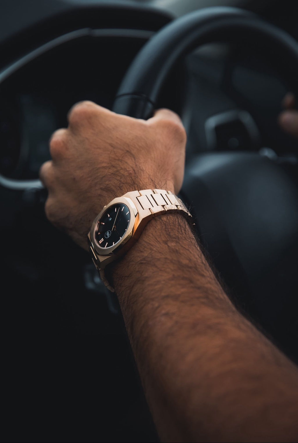 APOLLO - Rose Gold Stainless Steel- 41mm