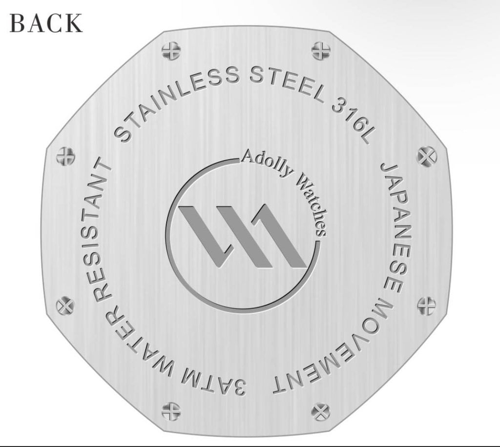 APOLLO – Rose Gold Stainless Steel- 41mm Japanese Movement Limited Edition Watches Men’s Watches with Gems