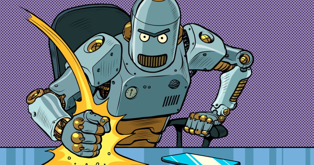 robot drawing